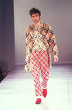 COMME des GARÇONS <br> Plaid Trench Coat