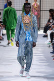 COMME des GARÇONS Homme Plus silky print pants