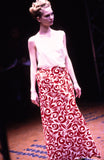 COMME des GARÇONS velvet brocade skirt