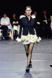 COMME DES GARÇONS frilled appliquée blazer