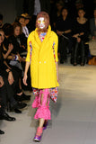 COMME DES GARÇONS cut-out frilled trousers