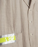 COMME des GARÇONS HOMME PLUS high visibility linen jacket