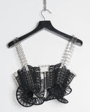 noir kei ninomiya COMME des GARÇONS braided plastic bralette