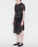 Comme des Garçons disfigured polka dot dress