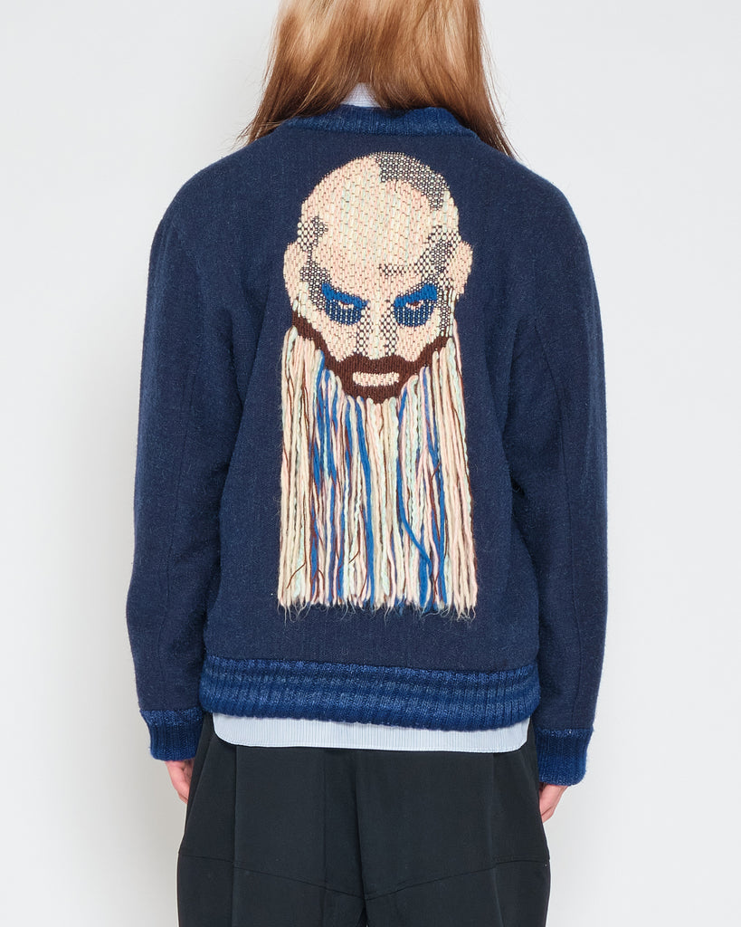 Walter Van Beirendonck beard bomber