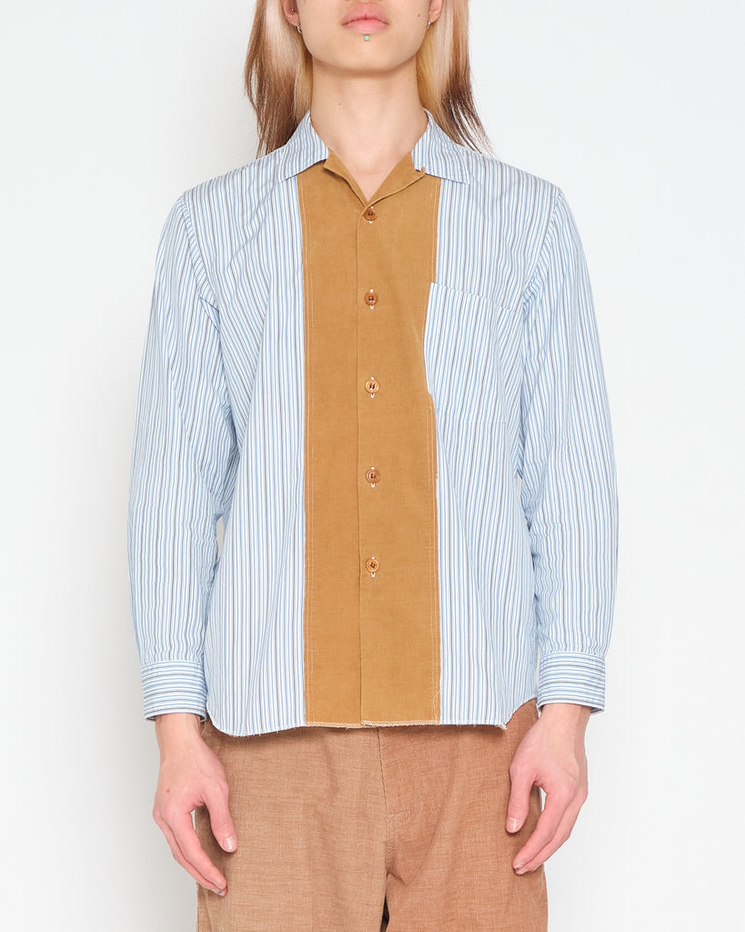 COMME des GARÇONS HOMME PLUS corduroy placket shirt
