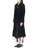 Yohji Yamamoto metal eyelet tie up jacket