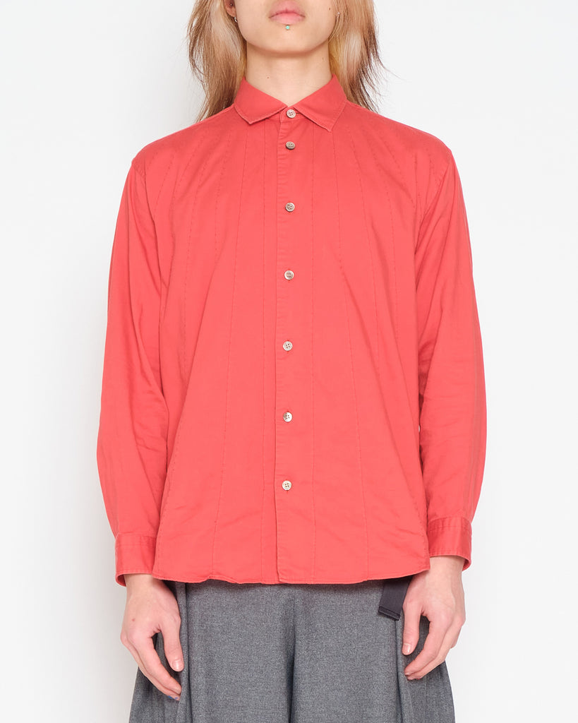 Issey Miyake sunrise stitch shirt
