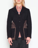 COMME des GARÇONS HOMME PLUS curved seams jacket