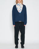 COMME des GARÇONS HOMME PLUS deep plunge v-neck knit