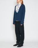 COMME des GARÇONS HOMME PLUS deep plunge v-neck knit