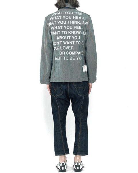 たがもん様 COTTON DENIM X WOOL POLYESTER PANTS｜JUNYA WATANABE MAN