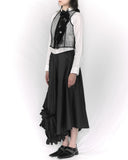 COMME des GARÇONS feather applique skirt