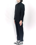 COMME des GARÇONS HOMME PLUS navy pinstripe dress pants