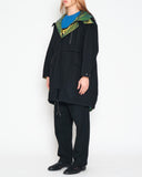 Issey Miyake quilted beatle coat