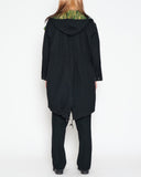 Issey Miyake quilted beatle coat
