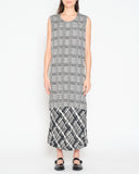 COMME des GARÇONS abstract houndstooth dress