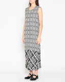 COMME des GARÇONS abstract houndstooth dress