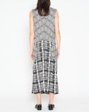 COMME des GARÇONS abstract houndstooth dress