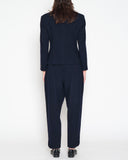 Yohji Yamamoto elongated front suit