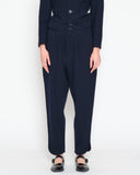 Yohji Yamamoto elongated front suit