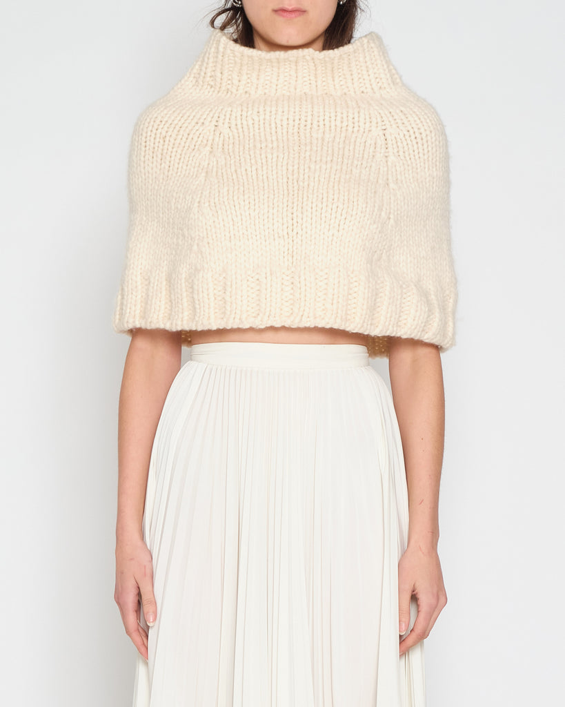 JUNYA WATANABE COMME des GARÇONS knitted cape