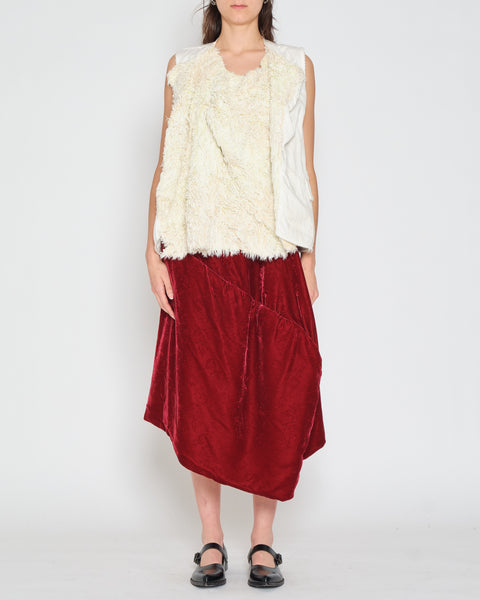 COMME des GARÇONS velvet brocade skirt – dot COMME
