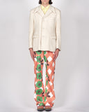 Walter van Beirendonck tyvek floral trousers