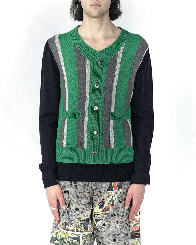 COMME des GARÇONS HOMME PLUS trompe-l'œil sweater