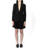 JUNYA WATANABE COMME des GARÇONS rhinestone trim blazer