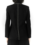 JUNYA WATANABE COMME des GARÇONS rhinestone trim blazer