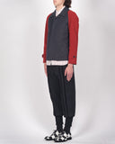 Yohji Yamamoto Pour Homme knitted hem trousers