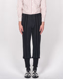Yohji Yamamoto Pour Homme knitted hem trousers