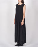 Issey Miyake subtle stitch pleated dress