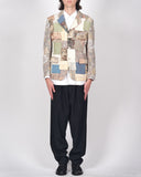 COMME des GARÇONS HOMME PLUS patchwork tapestry jacket