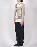COMME des GARÇONS HOMME PLUS patchwork tapestry jacket