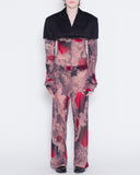 COMME des GARÇONS rose tattoo jumpsuit