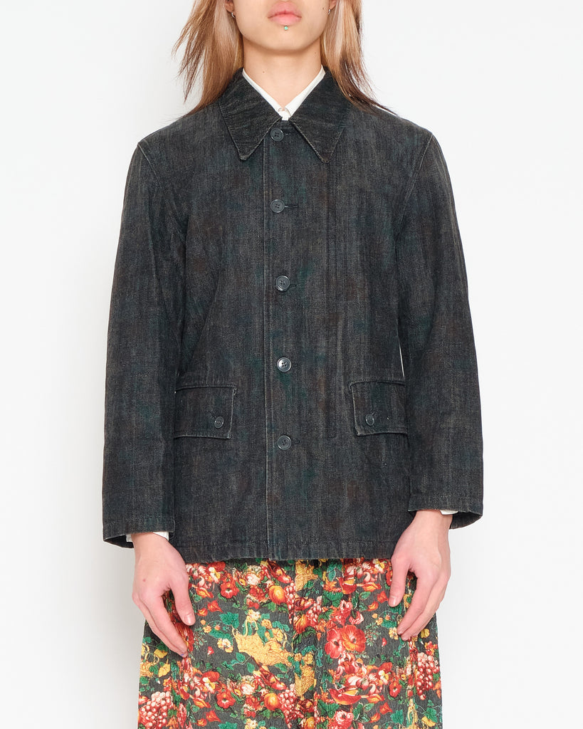 COMME des GARÇONS HOMME mossy denim jacket