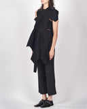 Yohji Yamamoto slim-fit silk trousers