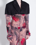 COMME des GARÇONS rose tattoo jumpsuit