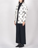 YOHJI YAMAMOTO monogram asymmetric jacket