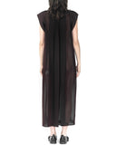 Yohji Yamamoto sheer box pleat dress