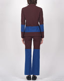 ISSEY MIYAKE colour block suit