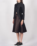 COMME des GARÇONS asymmetric fitted long eastern jacket