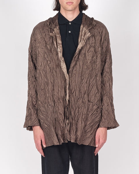 Issey Miyake reversible crinkle jacket