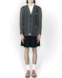 COMME des GARÇONS HOMME White Label lustrous seersucker jacket