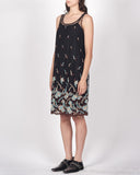 COMME des GARÇONS floral embroidered sheer dress