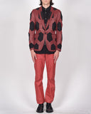 COMME des GARÇONS HOMME PLUS cut-out sharp blazer