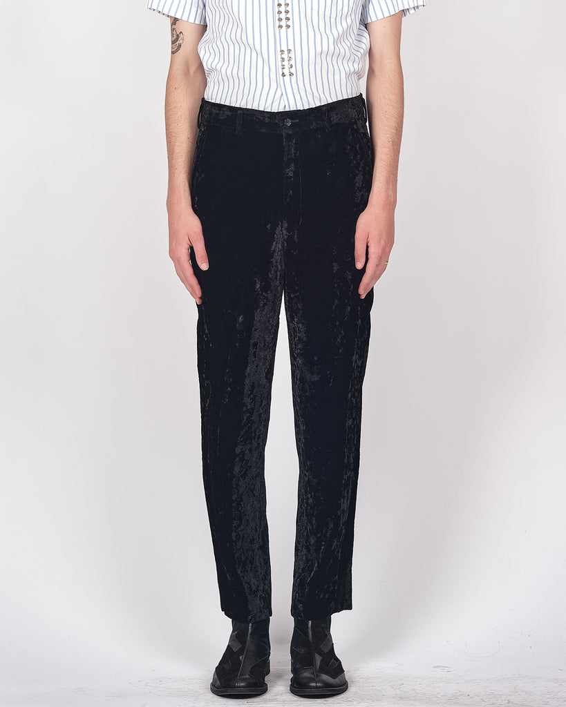 COMME des GARÇONS HOMME PLUS brushed velvet suit pants