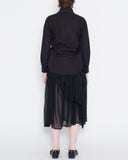 JUNYA WATANABE COMME des GARÇONS distressed collar shirt